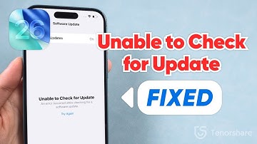 How to Fix Unable to Check For Update on iPhone iOS 26 | 2025