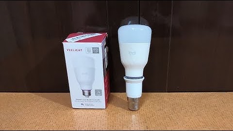 Yeelight Colour Smart Led bulb Unboxing , Setup & App Overview ! - Banggood.com