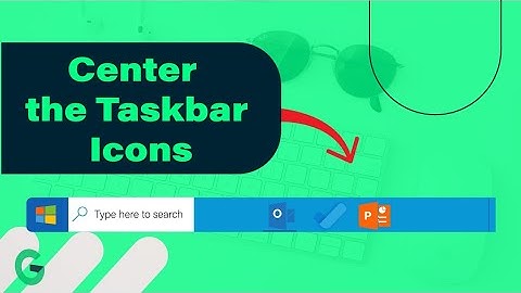 TaskbarX [Windows 10] How to Center Taskbar Icons