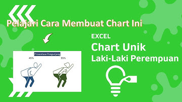 Cara Membuat Grafik di Excel | Chart Unik Laki-laki dan Perempuan