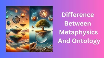 Difference Between Metaphysics And Ontology