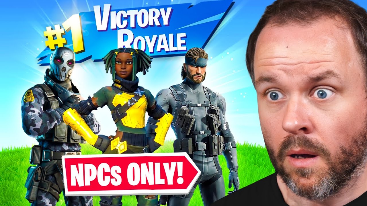 I Beat Fortnite Only Using NPCs