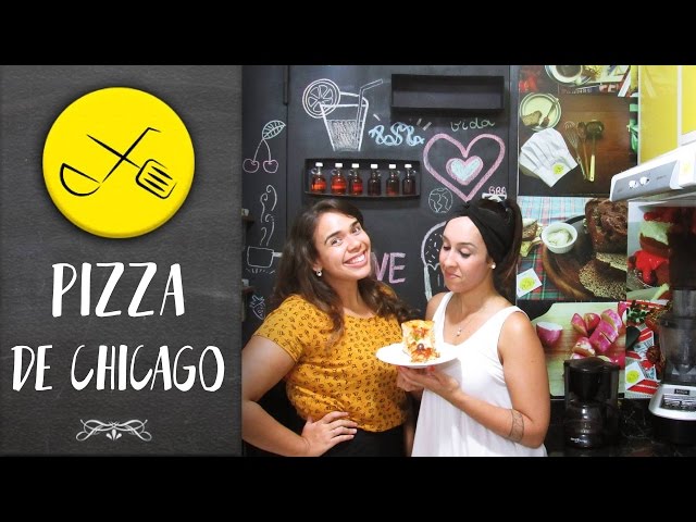 PROVAMOS A FAMOSA PIZZA DE CHICAGO! 🍕✨ Já marca o @ que ama uma