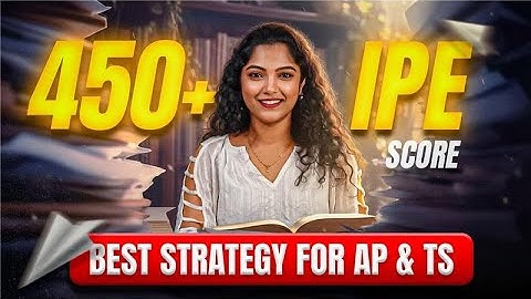 How to Score 450+ Marks in Inter 1st & 2nd Year | IPE | 2026 | Intermediate