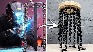 Making a Chair out of Metal Chains | Metalworking Project