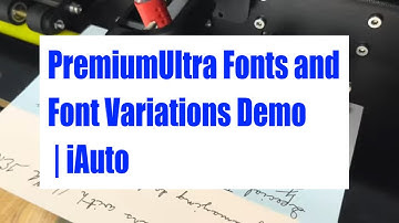 PremiumUltra Fonts and Font Variations Demo | iAuto