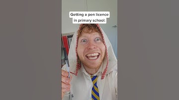 Getting A Pen License In Primary School