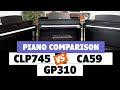 Yamaha CLP745 vs Kawai CA59 vs Casio GP310: Digital Piano Test