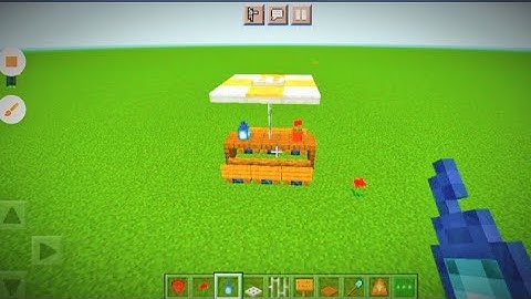 Minecraft: Simple Picnic Table | #shorts #minecraft