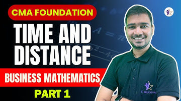 Time and Distance | CMA Foundation December 2024 | Jinesh Jain