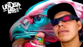 PINTANDO GRAFFITI TRIDIMENCIONAL  - UnderlabMX- Cap. 79