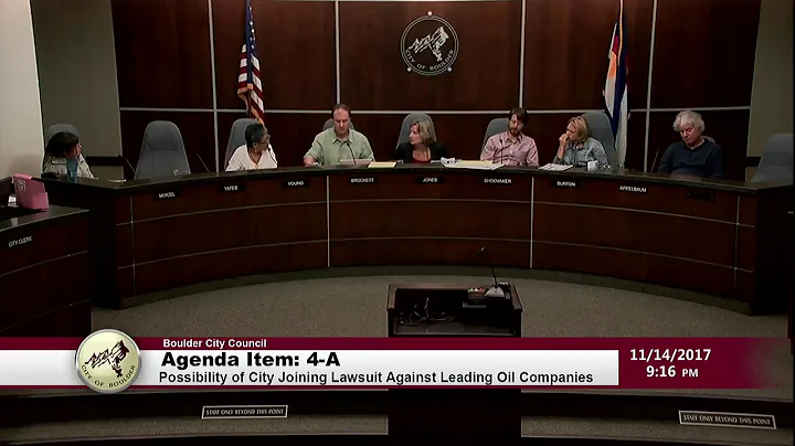 City of Boulder City Council Special Meeting 11-14-17