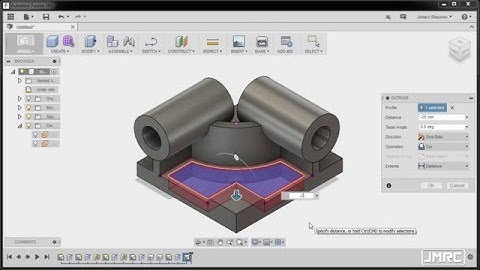 Fusion 360 Part Modeling Exercise 03 (CSWP-CORE)