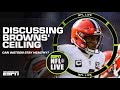 Whats the browns ceiling with a healthy deshaun watson  nfl live