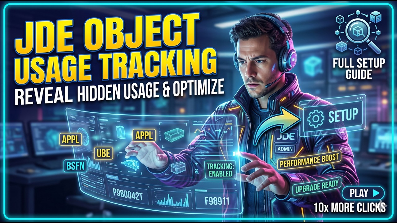 Master JD Edwards Object Usage Tracking: Full Setup & Optimization ...