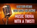 TOUGH MUSIC QUIZ (Can You Remember Who Sang These Songs?) 10 Questions Plus A Bonus