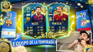 ABRO 10 TOTS ULTIMATE ASEGURADO y SALE MESSI!! FIFA 20 ULTIMATE TEAM