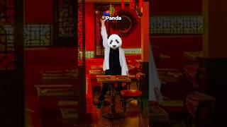 A Panda Goes To A Restaurant