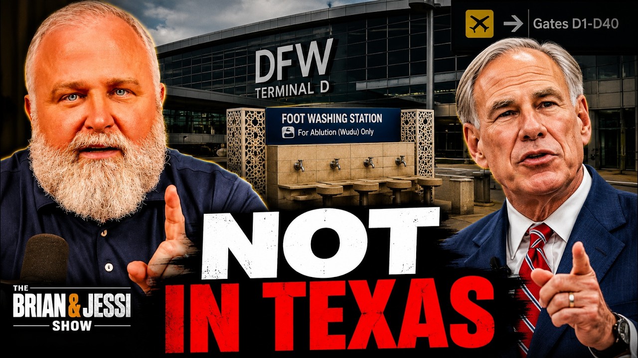 Gov. Abbott Says NO to Muslim-Only Foot-Washing Stations at DFW Airport