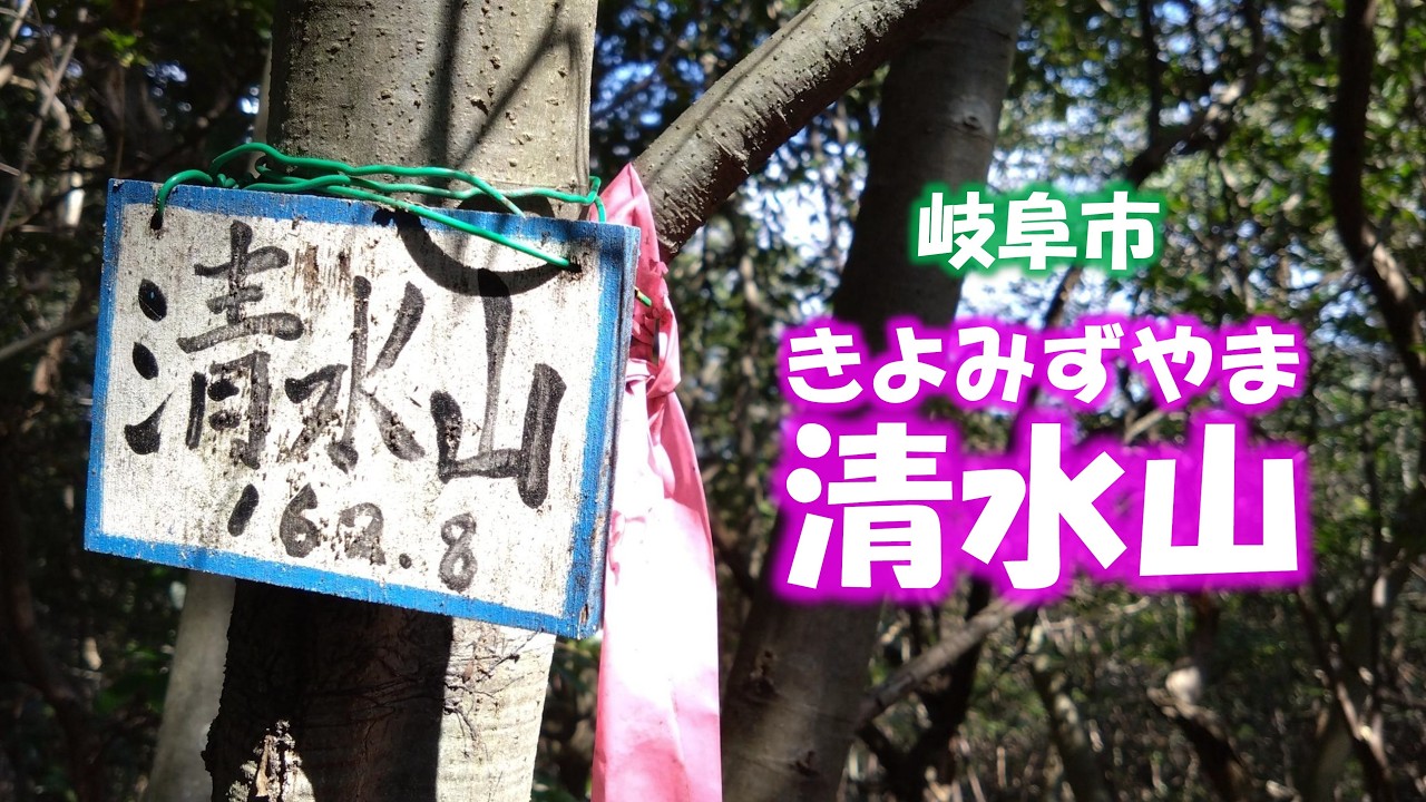 【清水山（きよみずやま）】（岐阜市）