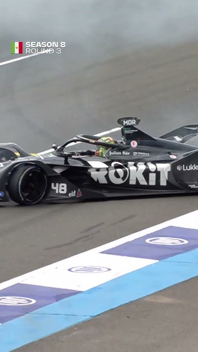 Crossing The Line In Style! 🫨 | #FormulaE #Shorts