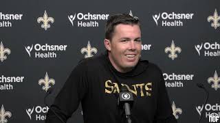 Saints HC Kellen Moore on Cam Jordan, Taysom Hill, offseason participation, Travis Etienne's impact