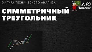 Симметричный треугольник фигура технического анализа. Фигура треугольник в трейдинге