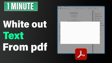 How to white out on adobe acrobat (Quick & Easy)
