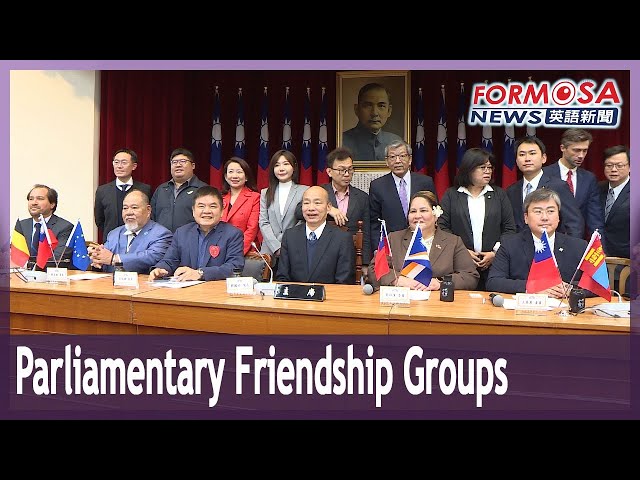 Diplomats converge at inauguration ceremonies for parliamentary friendship groups｜Taiwan News