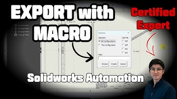 Solidworks Drawing Export with Macro
