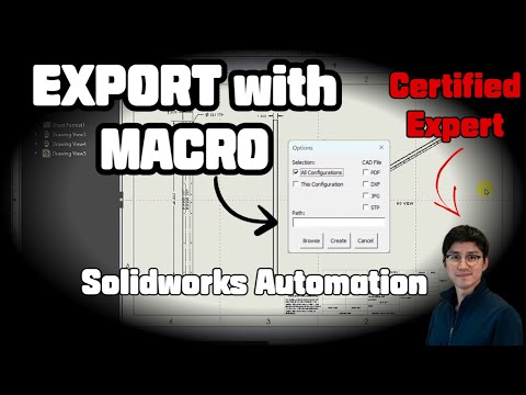 Solidworks Drawing Export with Macro