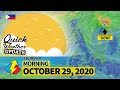 TROPICAL STORM GONI | Weather update today AM | THURSDAY – OCTOBER 29, 2020 | Weather Forecast