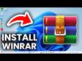 How To Download & Install WinRAR In Windows 11/10 - Full Guide