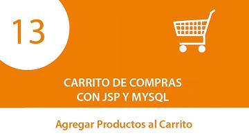 13. Agregar productos al carrito - Carrito de Compras con JSP y MySQL