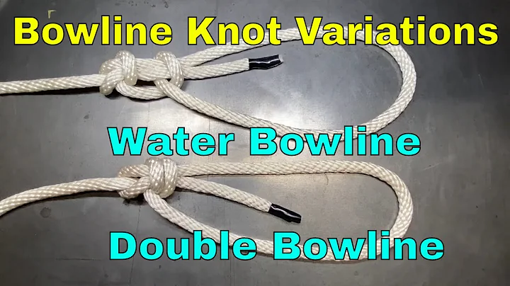 How To Tie The Double Bowline/Water Bowline Knots