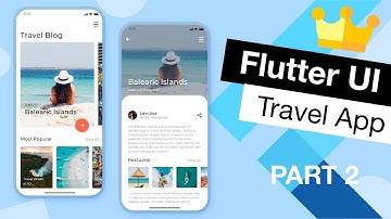Flutter UI Travel App Tutorial | App from Scratch Part 2