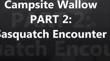 Sasquatch Encounter at Campsite Wallow PART 2 (CAUTION VOL. BOOSTED IN SEVERAL SPOTS)