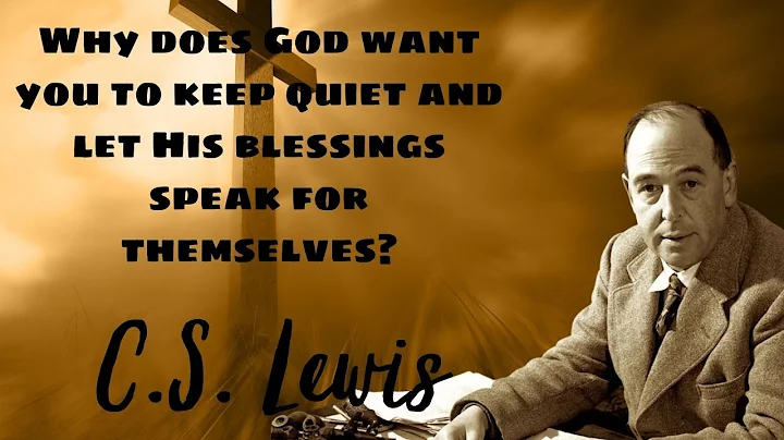 WHY DOES GOD WANT YOU TO KEEP QUIET AND LET HIS BLESSINGS SPEAK FOR THEMSELVES?