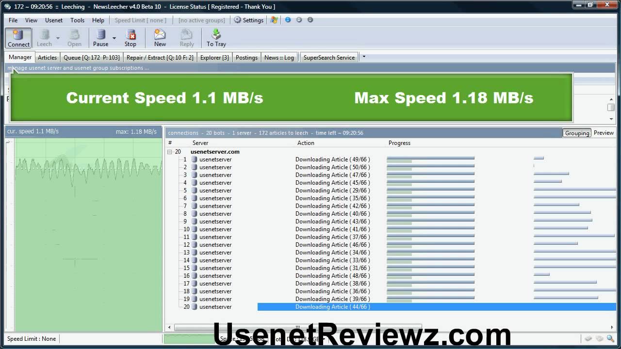Quick Video Review of Giganews YouTube