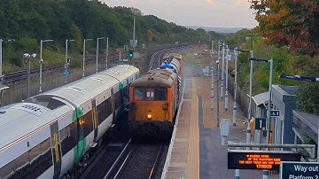 GBRf Class 73s at Salfords, Early Autumn 2022