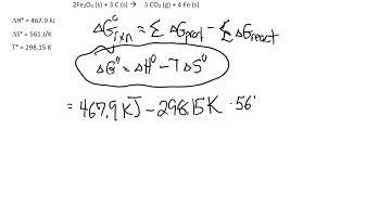 Chapter 17 WP 3 Determining the Equilibrium Constant from Gibbs
