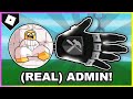 How to actually get admin glove  certified admin badge in slap battles roblox