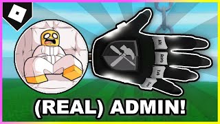 How to ACTUALLY get ADMIN GLOVE + "CERTIFIED ADMIN" BADGE in SLAP BATTLES! [ROBLOX] screenshot 5