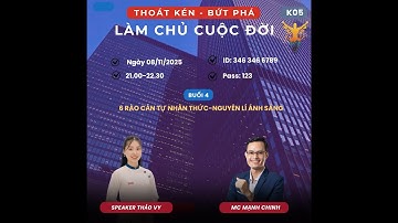 BUỔI 4 | 6 RÀO CẢN TỰ NHẬN THỨC & NGUYÊN LÝ ÁNH SÁNG | THOÁT KÉN – BỨT PHÁ – LÀM CHỦ CUỘC ĐỜI