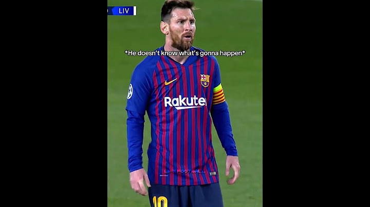 Messi's Freekick Vs Liverpool in 2019 ☠️
