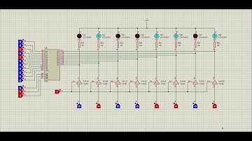 Semiconductor Memory Using 6116 SRAM on Proteus