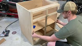 diy kitchen island build | how to woodworking