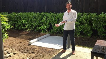 DIY STEP 1-How to prepare the soil and importance of geocloth when installing artificial turf