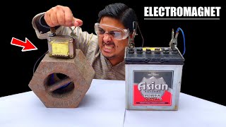 12V 500 Watts Powerful Electromagnet Using Ups Transformer - 12V To 220V Dc