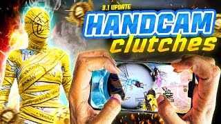 Back to Back Quality Clutches With HANDCAM Copknit🔥 | 3.1 update 4 Finger + Gyro Gameplay | BGMI